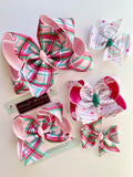 On The Go Plaid Hairbow - READY TO SHIP choose from 2 sizes - Darling Little Bow Shop