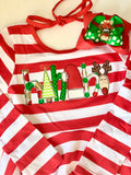 Reindeer Hairbow - Darling Little Bow Shop