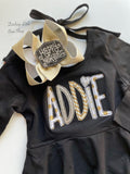 Happy New Year hairbow - Darling Little Bow Shop