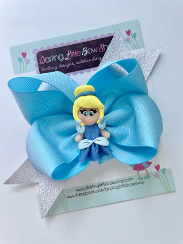 Cinderella hairbow - Darling Little Bow Shop