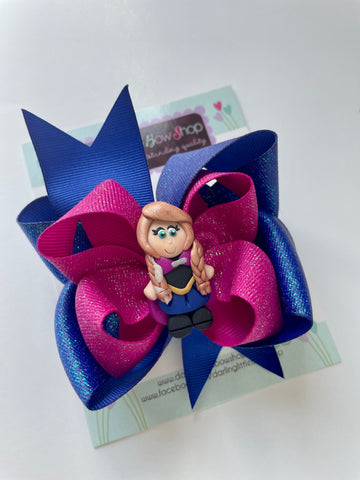 Princess Anna hairbow - Darling Little Bow Shop