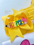 Pencil Name Hairbow LIMITED - Darling Little Bow Shop