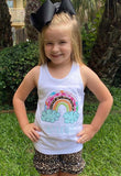 Sassy Rainbow shirt, tank top or bodysuit for girls - Darling Little Bow Shop