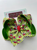He’s a Mean One bow - choose from 3 styles - Darling Little Bow Shop