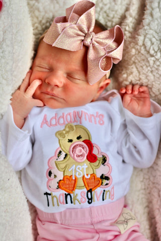 Baby’s 1st Thanksgiving onesie - Darling Little Bow Shop