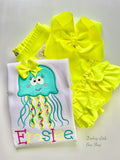 Jellyfish bodysuit, shirt or tank - Darling Little Bow Shop