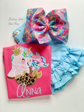 Mermaid Unicorn Girls Tank or Ruffle Shirt - Darling Little Bow Shop