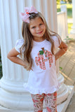 Pumpkin Vines monogram shirt for girls - Darling Little Bow Shop