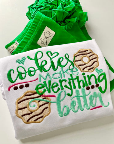 Cookies make everything better shirt - Darling Little Bow Shop