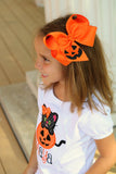 JackOLantern HairBow - Darling Little Bow Shop