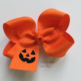 JackOLantern HairBow - Darling Little Bow Shop