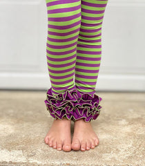 Monster Mash Halloween Ruffle Leggings