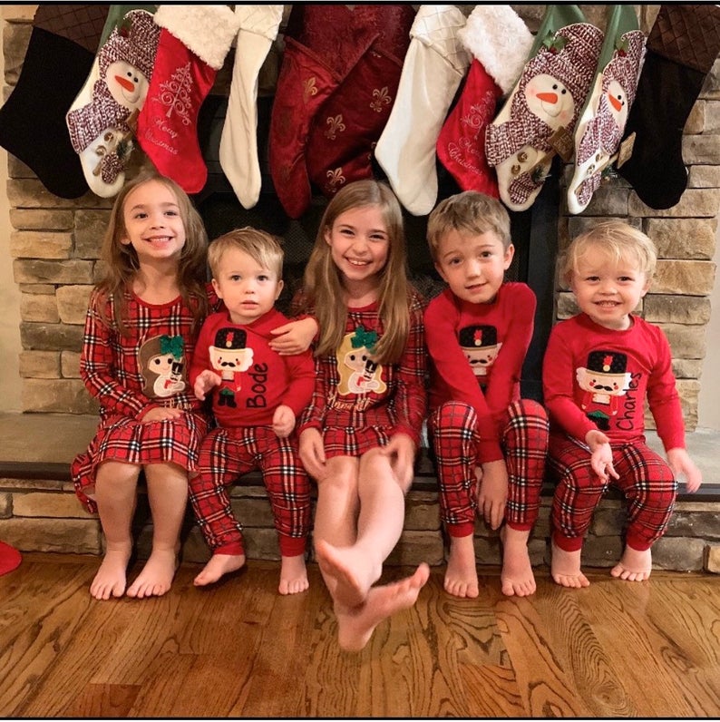 Christmas pjs in online the style