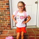 I love School shirt -- customize for preschool, kindergarten, 1st grade, etc - Darling Little Bow Shop
